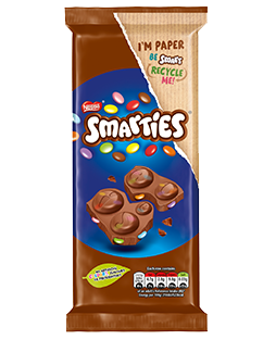 Smarties® Milk Chocolate Sharing Block