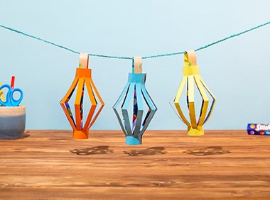 three lantern craft for kids